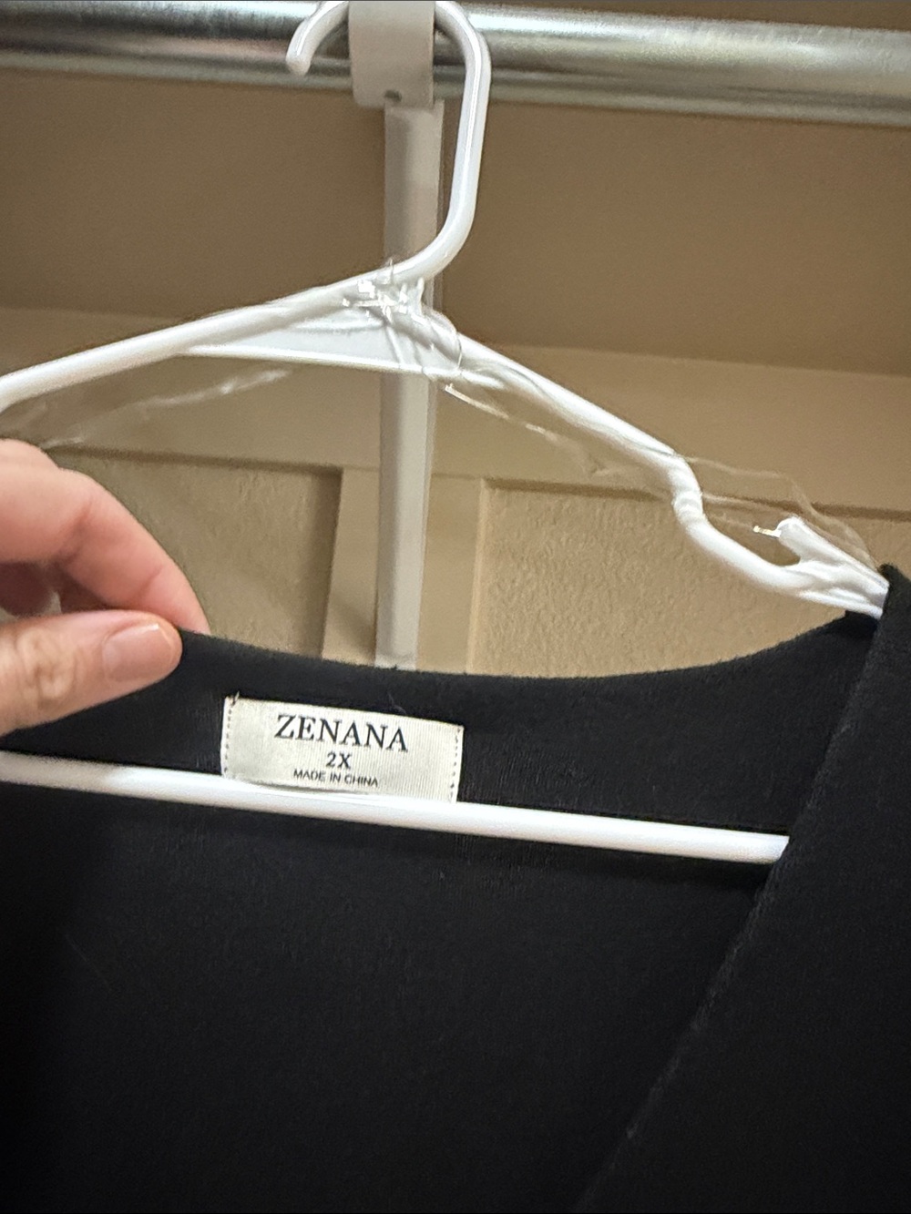 Zenana Black V-Neck Oversized Sweater - Picture 2 of 7